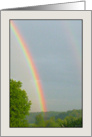 Rural Rainbow in Wellsboro, Pennsylvania card