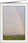 Rainbow vista in Wellsboro, Pennsylvania card