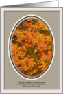 Get Well with the Sugar Maple, Acer Saccharum, in Fall card