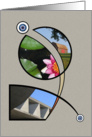 Landscape Eye Abstract Design card