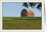 Red Barn Door in Wellsboro, PA card