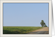 Dirt Road to Hill Top in Wellsboro, PA card