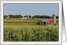 Farming Corn in Wellsboro, PA card