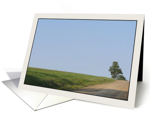 Get Well- Rural Blue Sky Landscape in Wellsboro, PA card (845952)