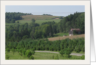 Barn in Rural Pennsylvania Hills card