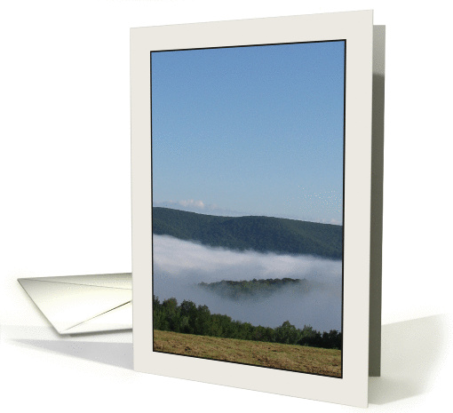 Foggy Valley in Wellsboro, Pennsylvania Hills card (863418)