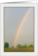 Wellsboro, Pennsylvania Rainbow Landscape card