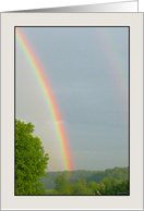 Rural Rainbow in Wellsboro, Pennsylvania card