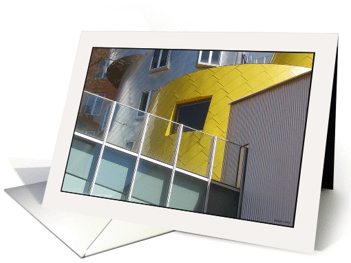 Avant Garde Architecture- Yellow Aluminum at MIT Stata Center card