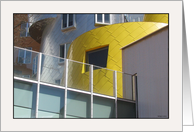 Avant Garde Architecture- Yellow Aluminum at MIT Stata Center card