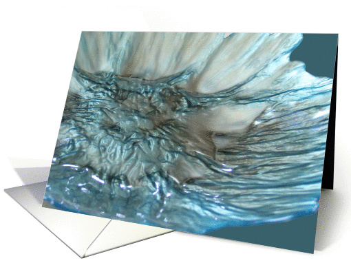 Blue glass pattern Blank card (1054143)