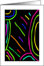 Rain in color card