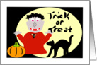 Trick or Treat Halloween card