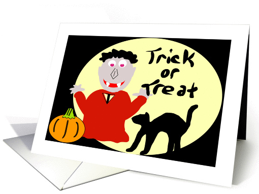 Trick or Treat Halloween card (965629)