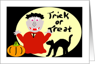 Trick or Treat Halloween card