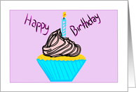 Happy Birthday Cupcake card