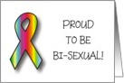 Announcement - Proud to be Bi- Sexual card