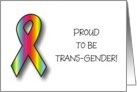 Announcement - Proud to be Trans-gender card