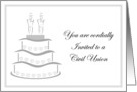 Invitation - Civil Union card