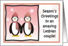 Season’s Greetings - Lesbian Couple card