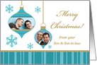 Christmas Ornament - Photo Card