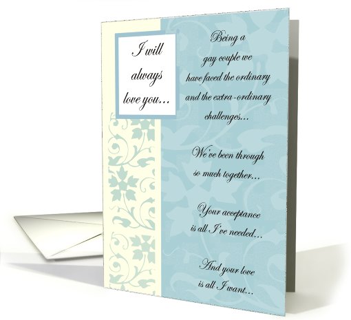 Love - Gay Partner card (828474)