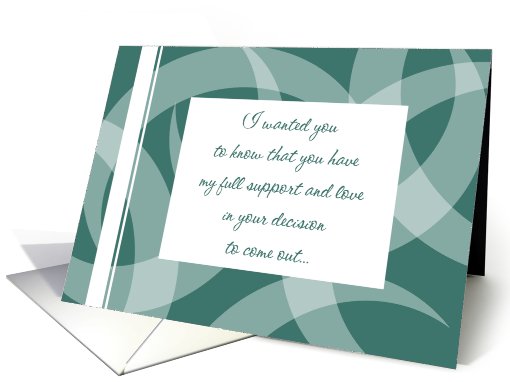 Support - Coming Out card (828766)