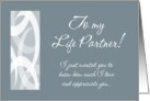 Love - To my Life Partner card