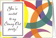 Invitation - Coming Out Party card