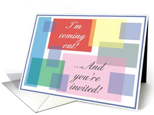 Invitation - Coming Out Party card (832693)