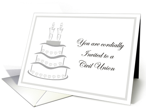 Invitation - Civil Union card (832909)