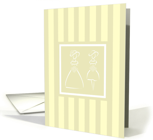 Wedding - Civil Union/Commitment Ceremony card (832916)