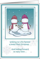 Best wishes - Life Partner card
