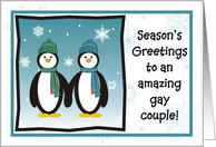 Season’s Greetings - Gay Couple card