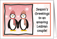 Season’s Greetings - Lesbian Couple card