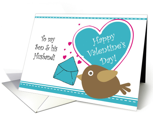 Valentine - To my Son & His Husband card (891810)