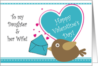 Valentine - To my Daughter & Her Wife card