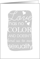 Love has no color
