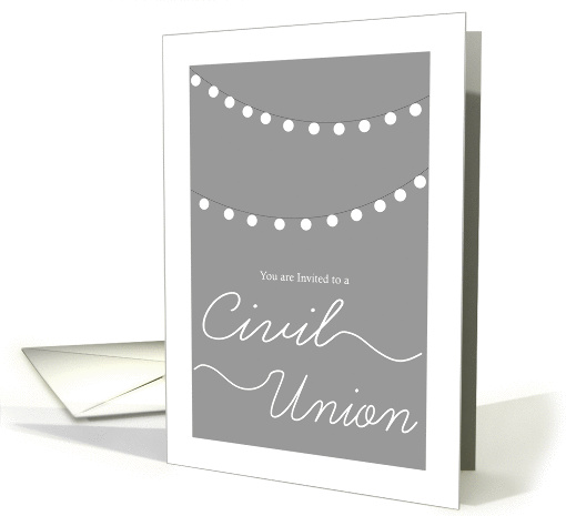 Civil Union - Grey card (915597)