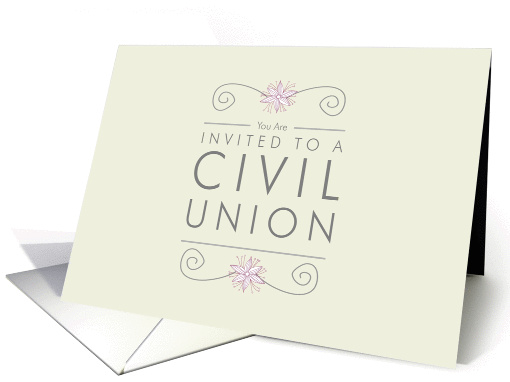 Invitation - Civil Union card (934637)