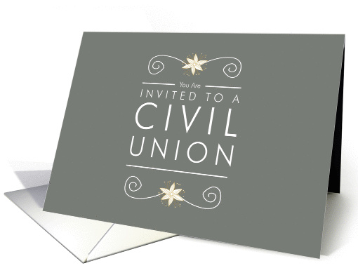 Invitation - Civil Union card (934638)