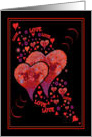 Love Love Love card