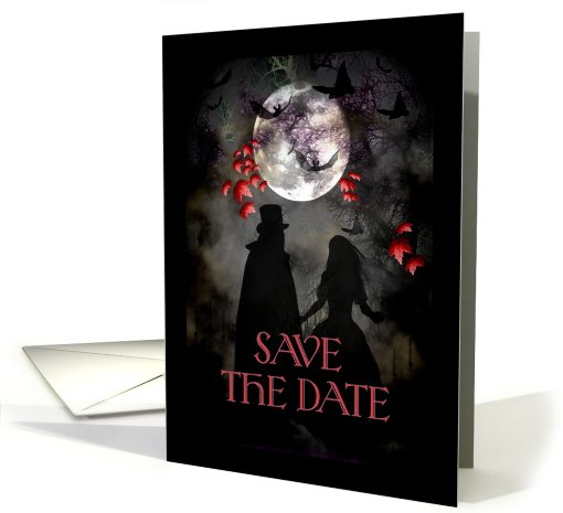 Gothic Wedding - Save the Date card (828676)
