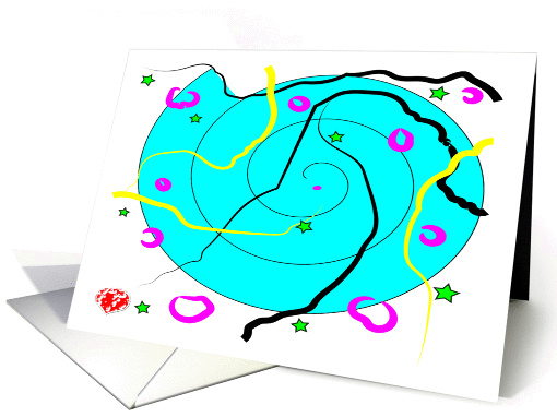 Crazy Spiral card (832144)