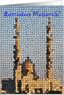 Ramadan, Mosaic : Mosque card