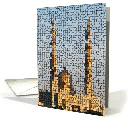 Mosaic : Mosque card (839783)