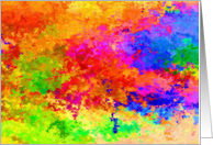 Abstract Color Splash You’re invited! card