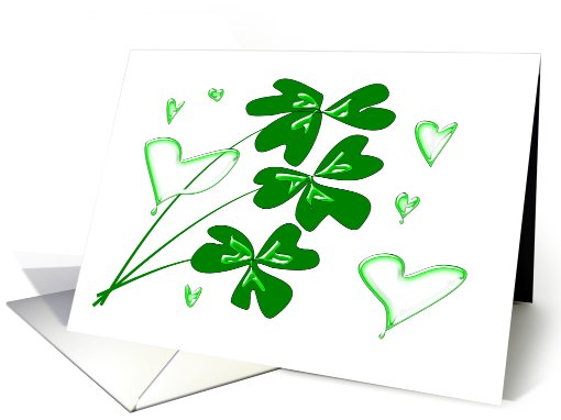 St. Patrick's Day Wedding Invitation. What a lucky Irish you are card