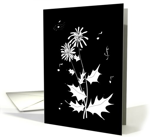 Thank you for the music at funeral card (913264)