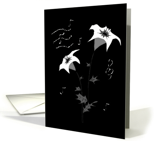 Thank you for music at service. card (913840)